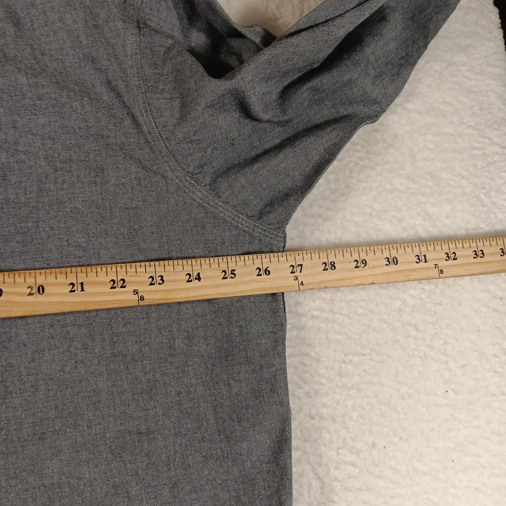 Vintage Polo Ralph Lauren Shirt Mens XL Gray Dungaree Workshirt 100% Cotton